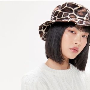 Urban outfitters Little Bit Of Fuzzy Bucket Hat